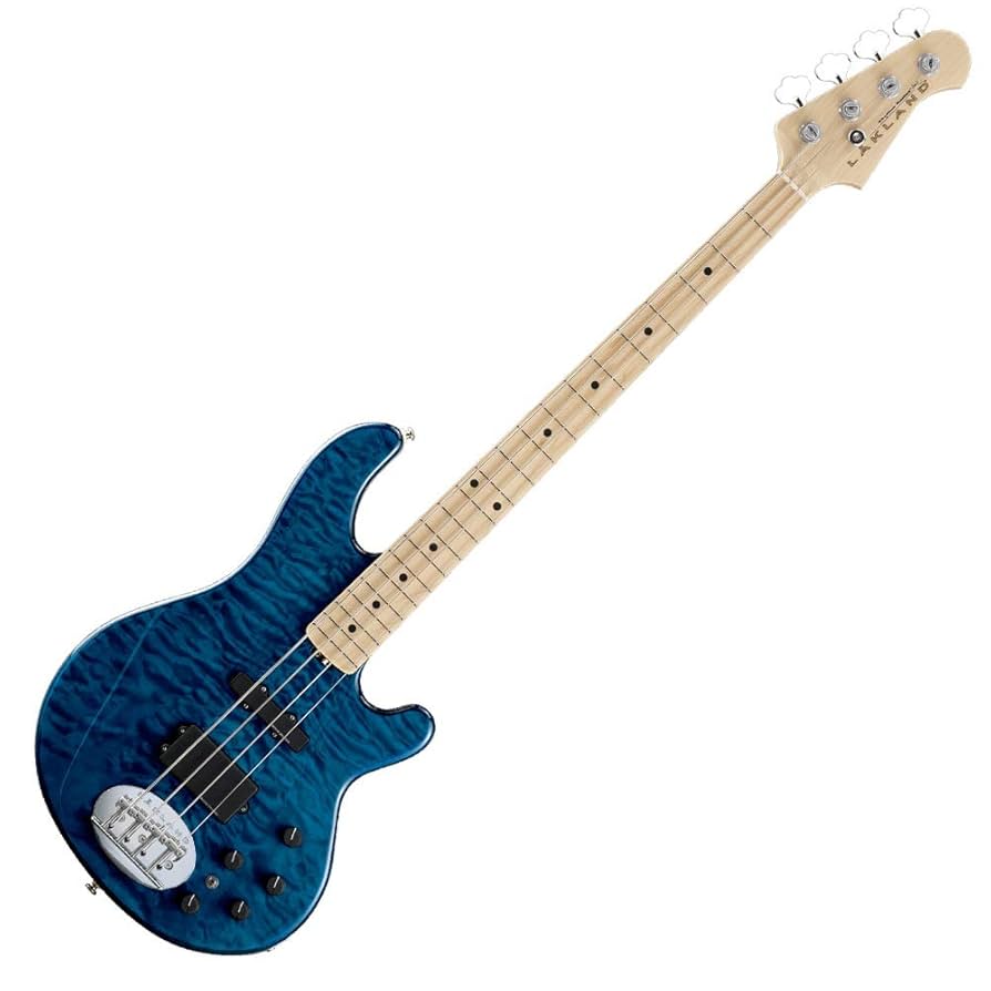 Amazon | LAKLAND SK-4DX Blue Translucent Maple FB エレキ