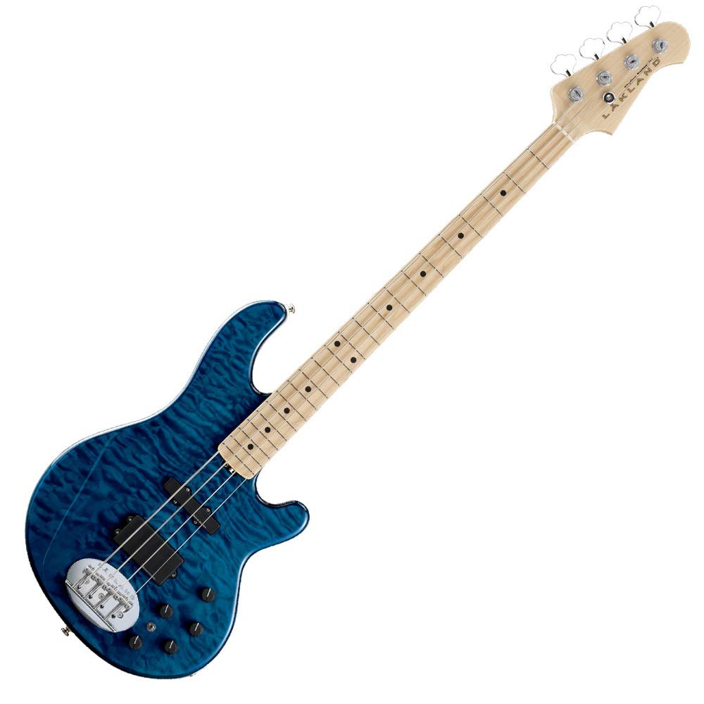 Amazon | LAKLAND SK-4DX Blue Translucent Maple FB エレキ