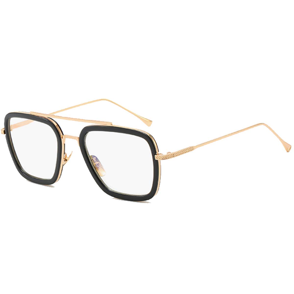 Iron Man Tony Stark Sunglasses Square Sunglasses Men 2019 Glasses Retro Robert Downey JR Eyeglasses UV400