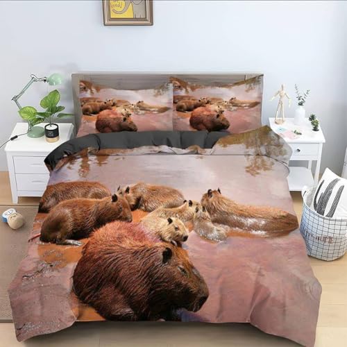 LMMSMGS Funda Nordica Cama 150 Bulldog Infantil Juvenil Funda Edredón Cama 150 para Niñas con Cremallera Suave Microfibra Fundas Nordicas 220x240 cm + 2 Fundas de Almohada 50x75 cm
