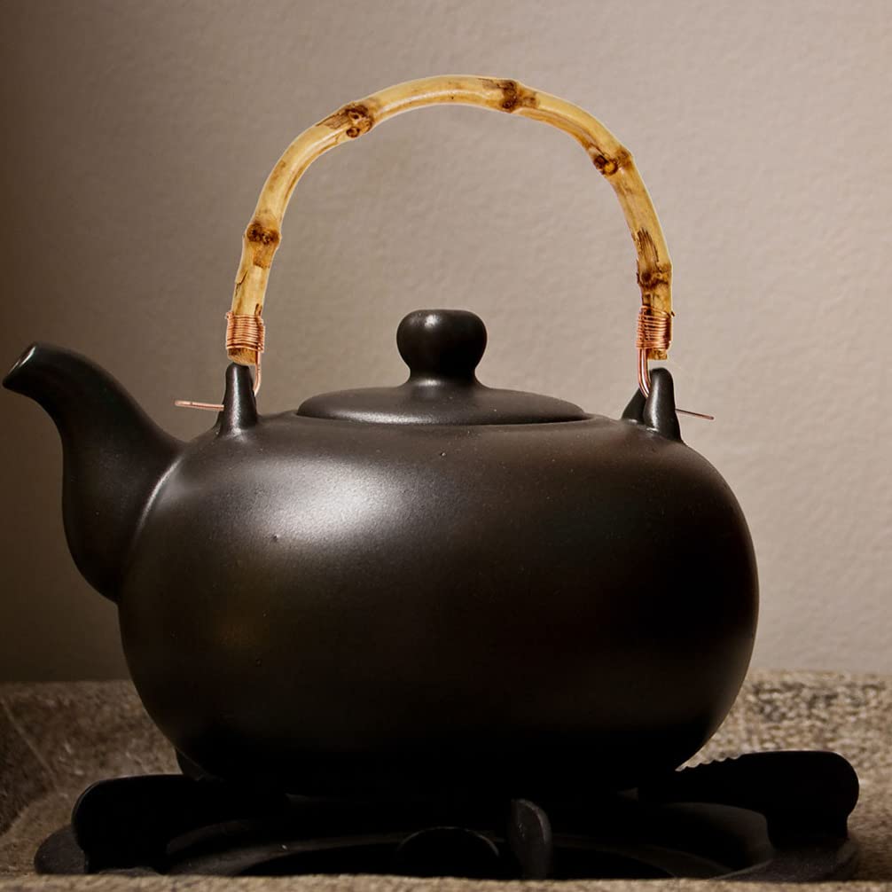 Amazon.co.jp: 4点 竹 急須 持ち手 U型 持ち手 取替え カン 布 急須