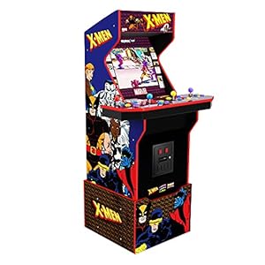 Arcade 1Up Arcade1Up X-Men 4 Player Arcade Machine (with Riser & Stool) – Electronic Games