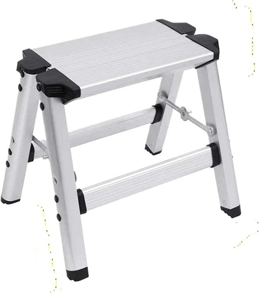 Thickened Folding Small Stool Ladder Fishing Multi-Functional Aluminum Alloy Chair(40cm Widen)