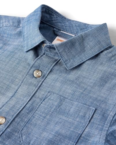 Image of Gymboree,Matching Family Short Sleeve Button Up Shirt