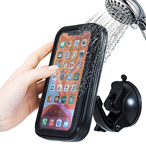 Funda impermeable para teléfono ShowerPhone para ver vídeos en la ducha con soporte de ventosa