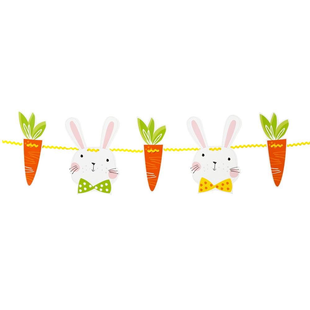 Talking Tables Oster-Papierketten, 6,5 Meter, DIY-Kettenset Für Jungen, Mädchen, Kreative Geschenke Ohne Kleber, Osterparty-Dekor, Kinderaktivität, Hängende Fenster-Frühlingsdekoration