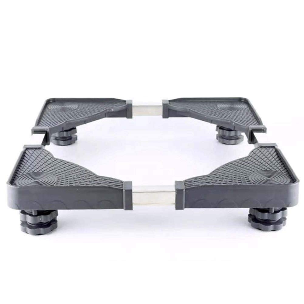 AlexVyan Adjustable Fixed Base Washing Machine Trolley and Freeze Trolley with 4 Adjustable Stand Washing Machine Drolly Stand Refrigerators Universal Pedestal Mobile Base Use for Freeze Dish Washer