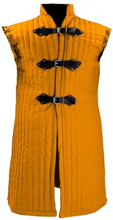 Gambeson Vest Coat Thick Padded SCA LARP Jacket Quilted Cotton Costume Dress