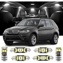 20 Pieces LED Interior Lights Kit Replacement for BMW X5 E70 2007 2008 2009 2010 2011 2012 2013 6000K White Interior LED Bulbs + Install Tool