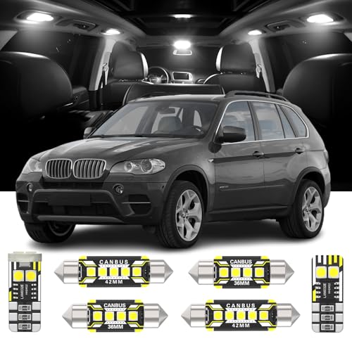 Kit 20 Luces LED Interior para BMW X5 E70 2007-2013 Blanco miniatura 1