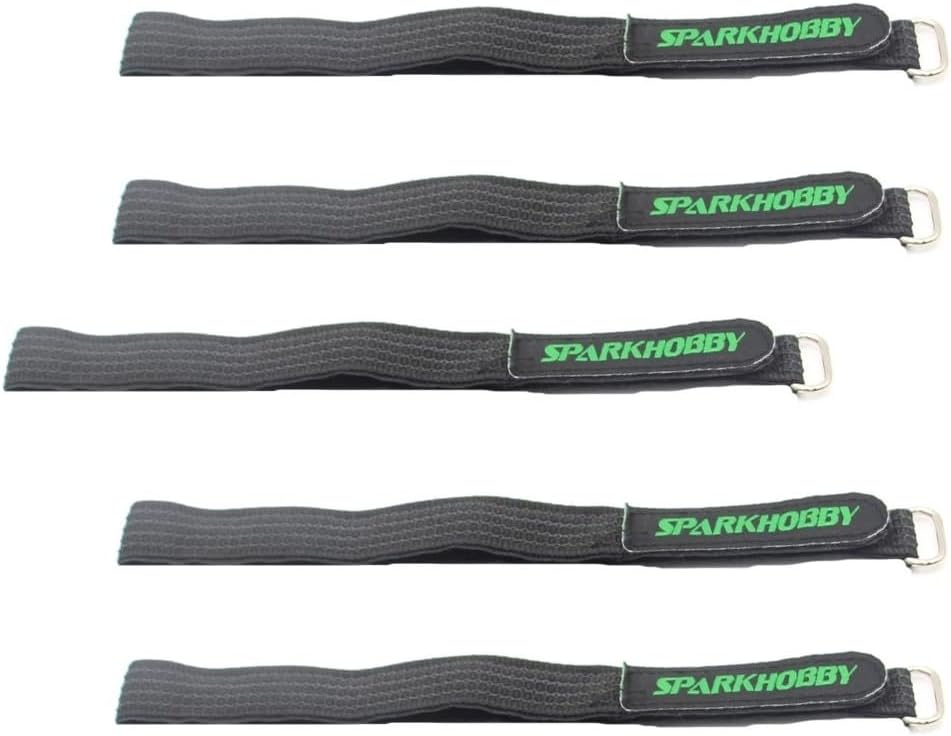 SPARKHOBBY 5pcs Anti-Slip Silicone 3-6S FPV Battery Strap 15×200mm 20×250mm 20×350mm 20× 450 Suitable for FPV Drone DIY Accessories (5PCS 20x450mm)