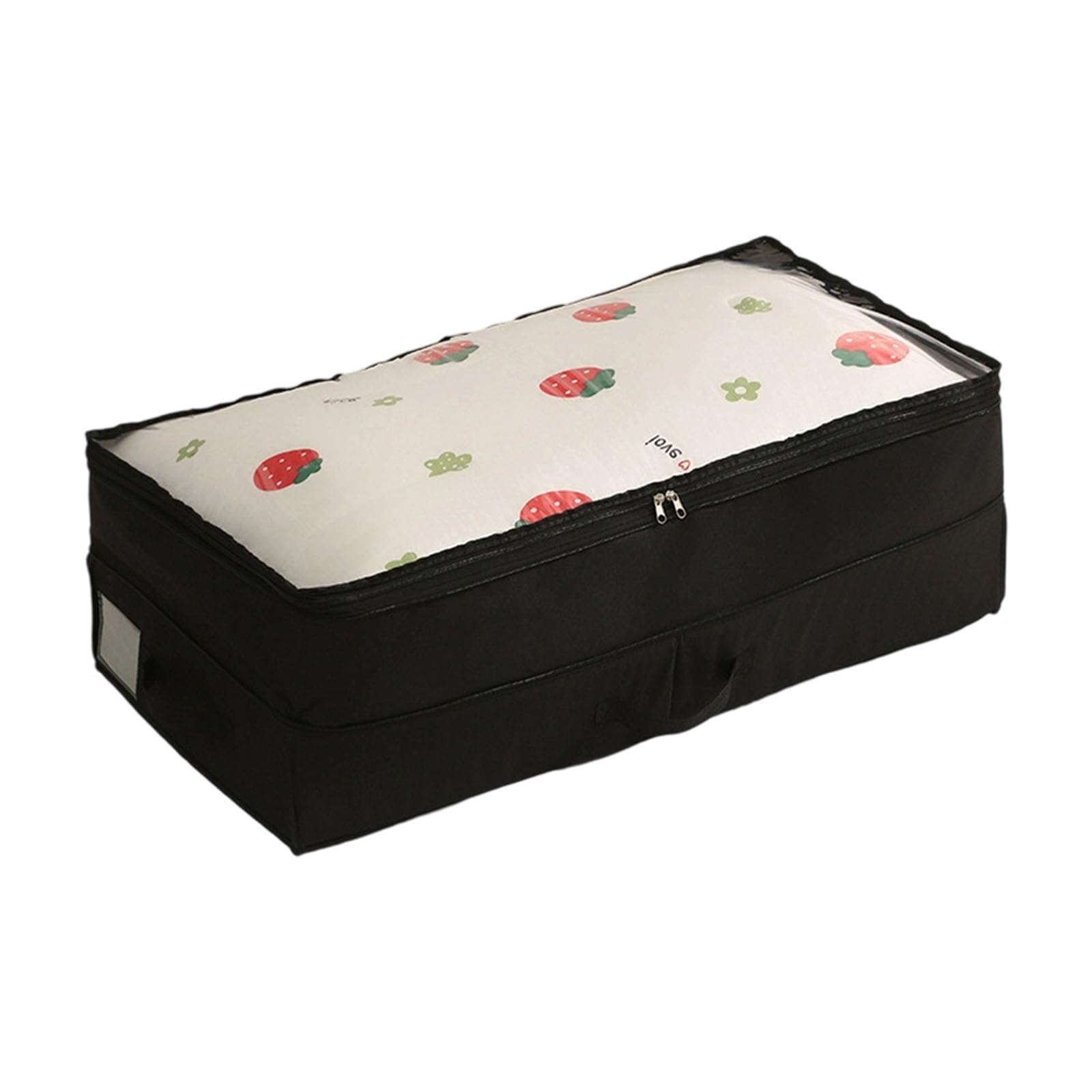 Tsophreniq Multipurpose Organiser Box with Dustproof Lid Oxford Fabric Foldable Storage Container for Home Bedroom Wardrobes Foldable Storage Box