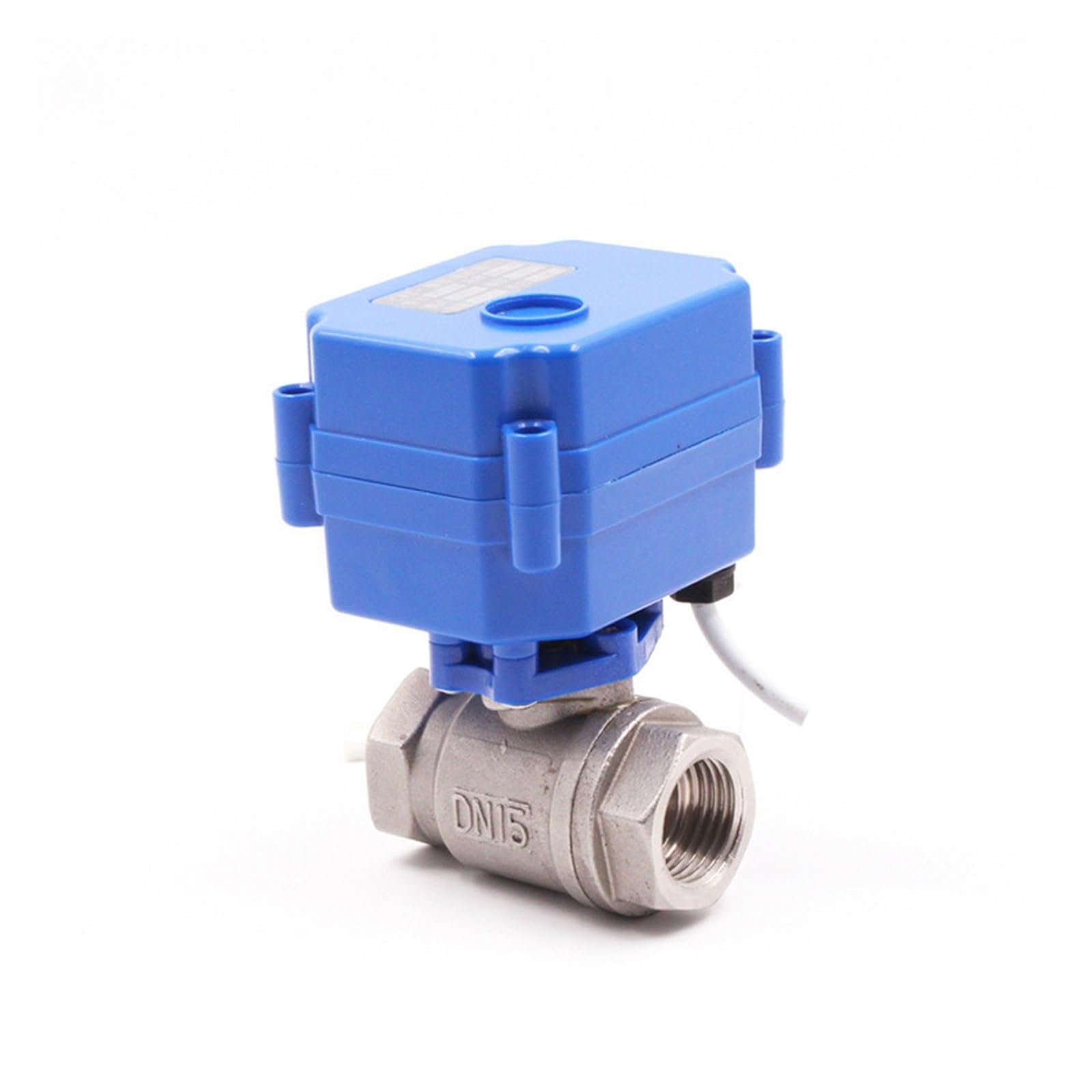 DN15 DN20 DN25 Zawór kulowy z napędem 2-drogowy elektryczny zawór kulowy ze stali nierdzewnej 2-przewodowy siłownik elektryczny AC/DC 9-24 V(1/4",ADC9-24V_CR01)