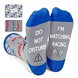 Zmart Funny Socks for Men - Outdoorsman Gifts for Racing Golfing Hunting Lovers, Christmas Stocking Stuffers