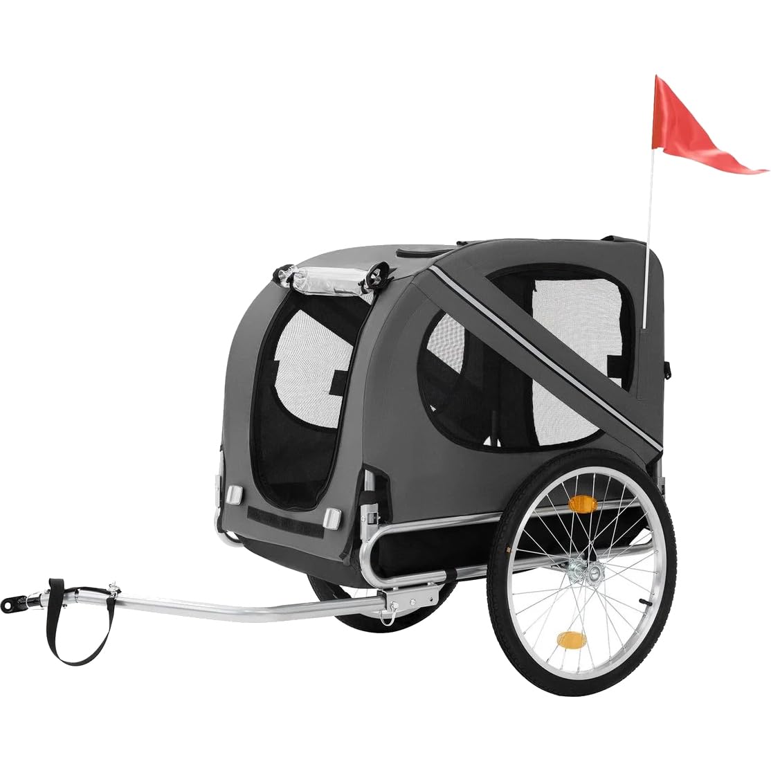RESSER Przyczepka Rowerowa dla Psa Zwierząt Kota do Roweru Przewozu Transportowa