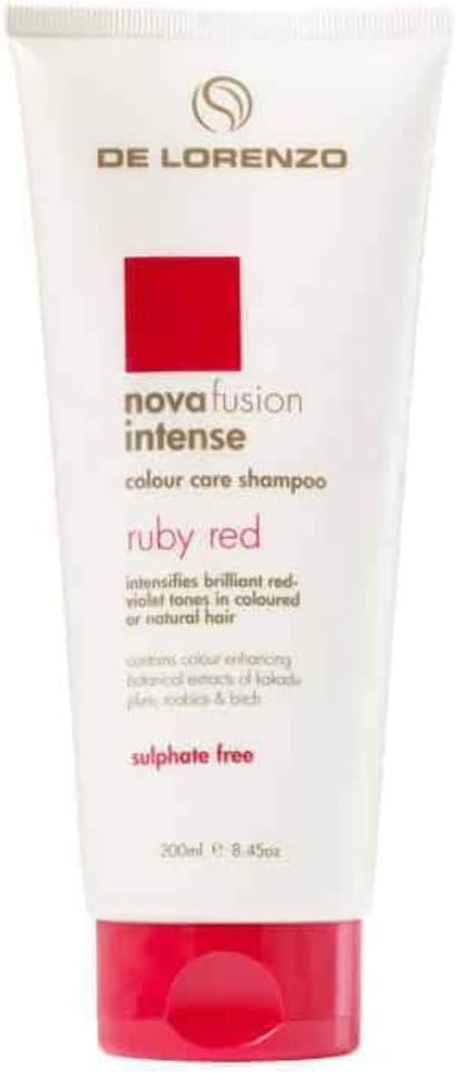 Nova Fusion Color Care Shampoo (Intense Ruby Red 200mL) by De Lorenzo