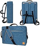 VanGoddy Slate Blue Convertible Laptop Bag for Apple iPad Pro, iPad 9.7' to 12.9-inch