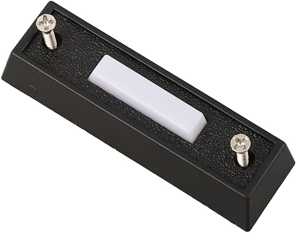 Wired Doorbell Push Button With Lighted Feature And Wall Mounted Design, Door Chime Button Offering Clear Visitor Notification And Easy Setup