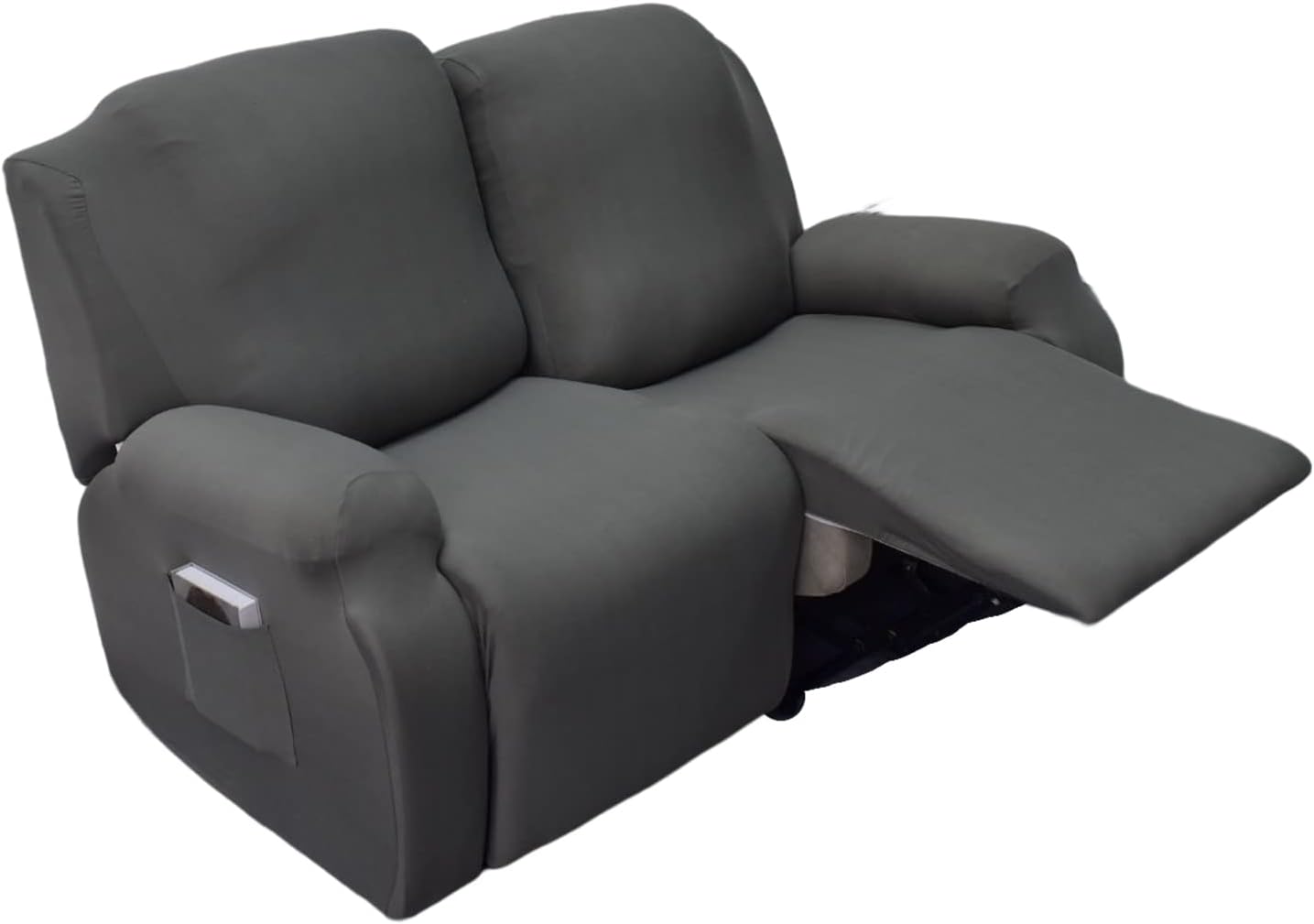 CRFATOP Printed Recliner Chair Slipcover with Pockets 2