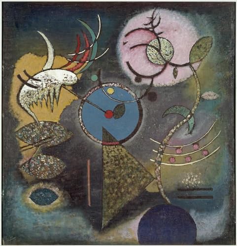 Peinture sur toile Kandinsky tableau abstrait de qualite