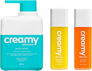 Rutina de brillo sensible, limpiador, ácido l...