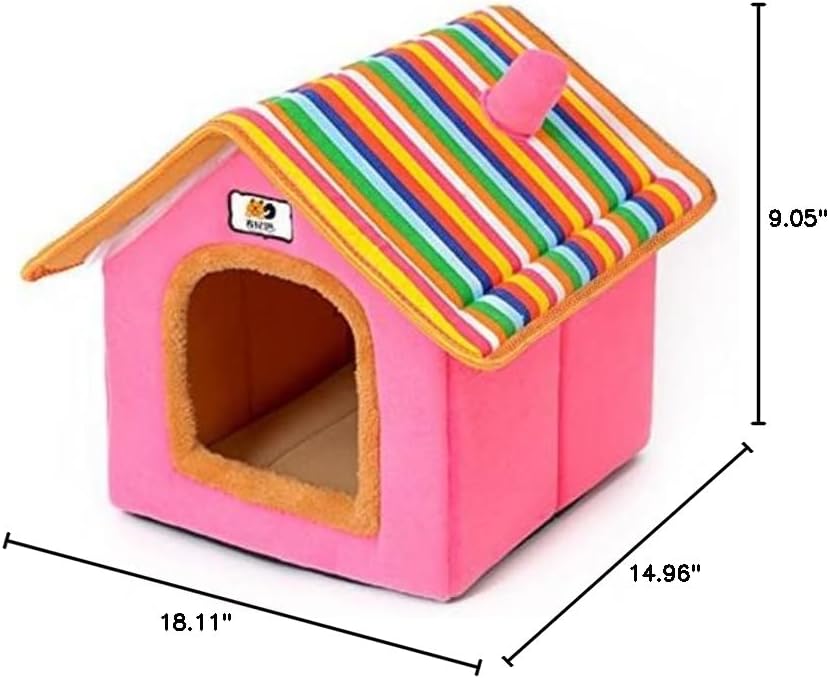 Outdoor Comfortable Pet Cat Dog House Removable Dog Cat Bed Pet All Weather Dog Cat House Puppy Cat Shelter