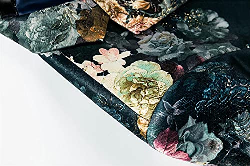 HENGAO Men's Casual Glitter Suit Stylish Slim Fit Blazer Jacket3