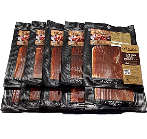 Jambon Serrano Duroc tranché fin sans sécheresse Guijuelo aBeiou