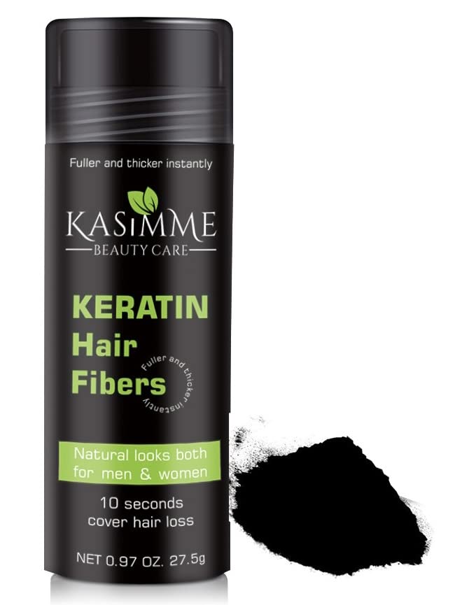 Fibras de construcción de cabello de 0.97 oz, fibras capilares para hombres, 100% fibras de queratina indetectables para cabello adelgazante, disponible en Yaxa Peru