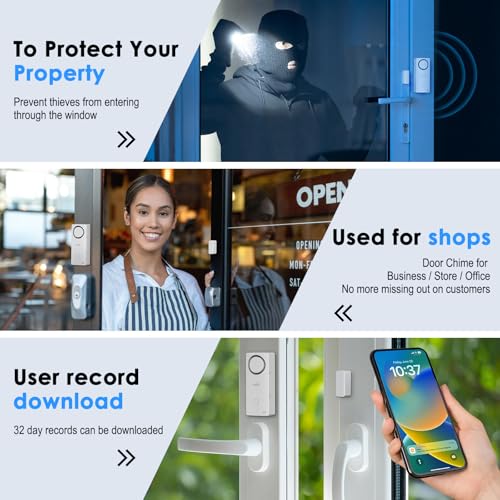 Onvis CS2 4-In-1 Wireless Door Window Contact Sensor For Alarm System And Smart Home Automation,Thermometer, Hygrometer, Only Works With Apple Homekit (Thread) -Need To Upgrade The Firmware To 1.6.6 thumb #8