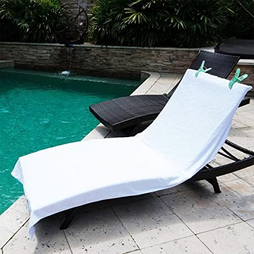 Beach Towel Clips for Sun Loungers - 4 Pcs Premium Plastic Jumbo Sunbed Towel Clips - Multipurpose Usage Pegs for Washing Line and Beach Towel Pegs for Towels, Quilts and Heavy Laundry  Aqua Blue