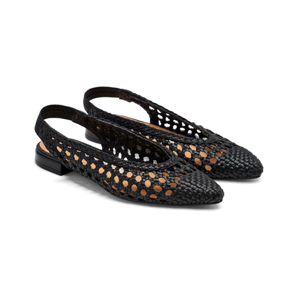 GIOSEPPO Women's Guatavita Ballet Flats, Black, 7 UK