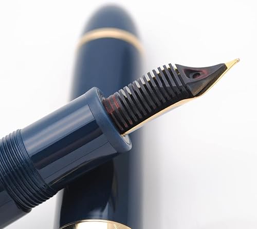 Miniatura 6 de JINHAO X159 Pluma estilográfica (F Nib 0.020 in, azul oscuro con clip dorado)