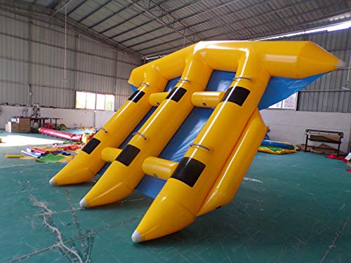 image for JYNselling 6 Person/Seat Towable Tube Inflatable Banana Boat Raft Floa