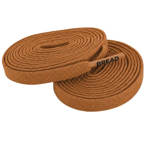 Image of Bread Elastic Shoelaces - Tie Once, Slip On Convenience - Premium Stretch Laces for Boots, Running Shoes, and Everyday Wear