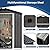 JYQAQA 6x4 FT Outdoor Storage Shed,Waterproof Metal Garden Sheds with Lockable Double Door,Weather Resistant Steel Tool Storage House Shed for Garden,Patio,Lawn, Gray