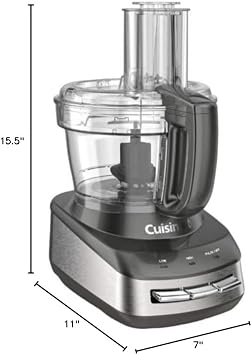 Cuisinart FP-110AG Core Custom 10-Cup Multifunctional Food Processor, Anchor Gray