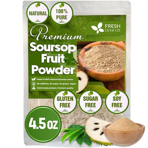 FRESHDRINKUS Soursop Graviola Fruit Powder (4.5oz)