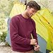 Fruit of the Loom - Sudadera básica con Mangas diseño Set-In Modelo...