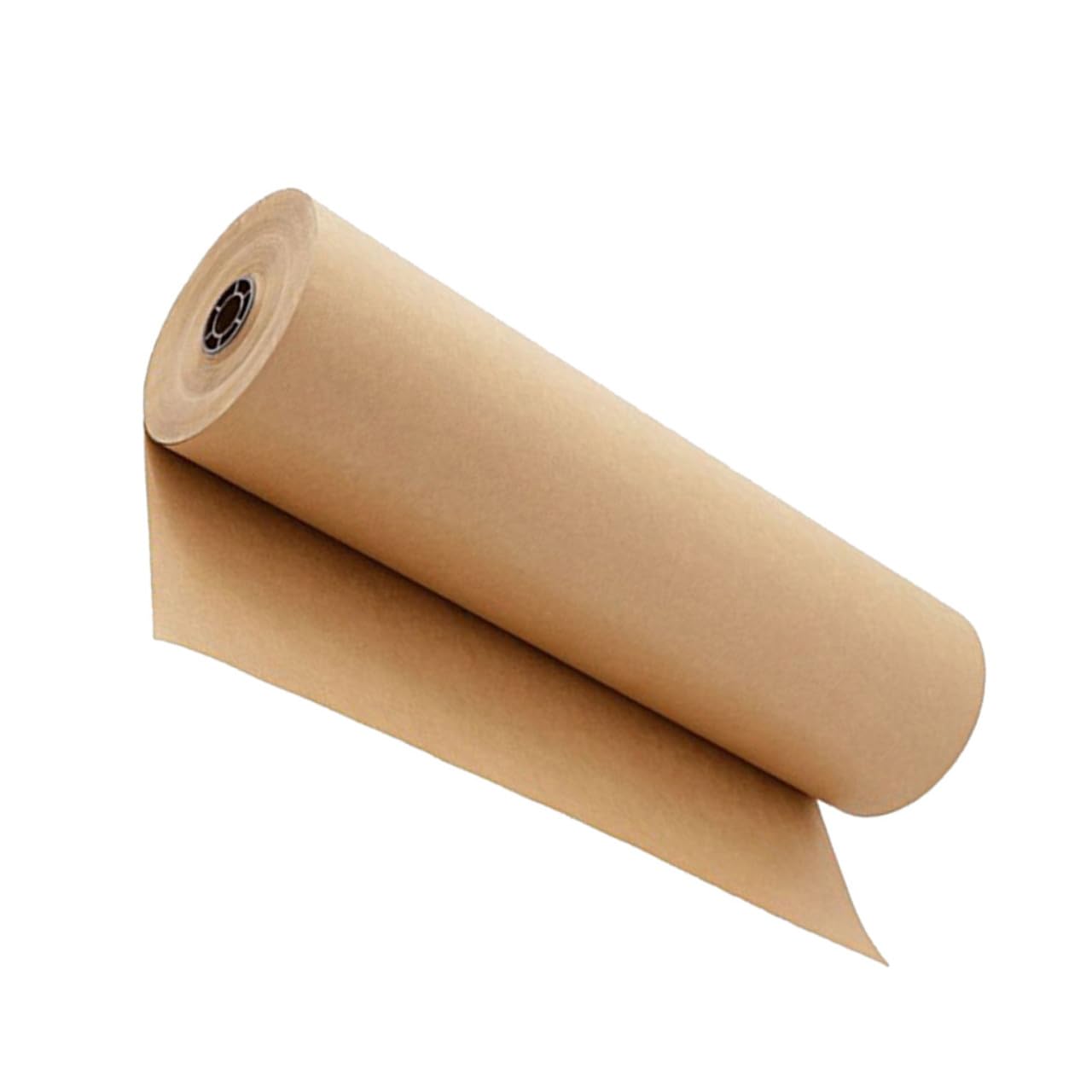 OUNONA Braunes Kraftpapier Lang Verpackungspapierrolle Blumenverpackungspapier Bastelpapier Für Geschenke Und Dekoration