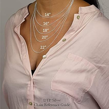 DTPsilver Catenina Argento 925 A Sfere - Collana Sottile Per Uomo E Donna, 2 Mm, Lunghezze 40-61 Cm
