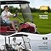 Club Car Precedent Windshield for Golf Cart Windshield Replacement,Foldable Tinted Acrylic panel material firmly match Club Car Precedent 2004 and Up Models