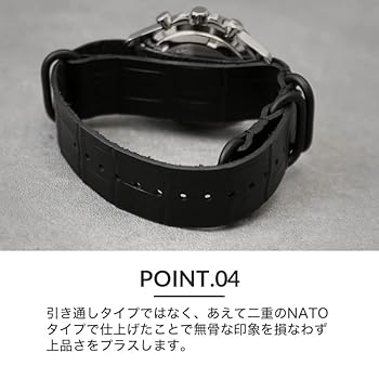 エルメス 20mm クロコ型押し バンド ベルト BLACK(ブラック) エルメス 20mm クロコ型押し バンド ベルト BLACK(ブラック