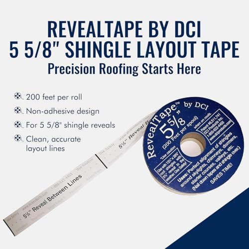 Cinta para Tejas RevealTape DCI 5 5/8" 200ft No Adhesiva miniatura 2