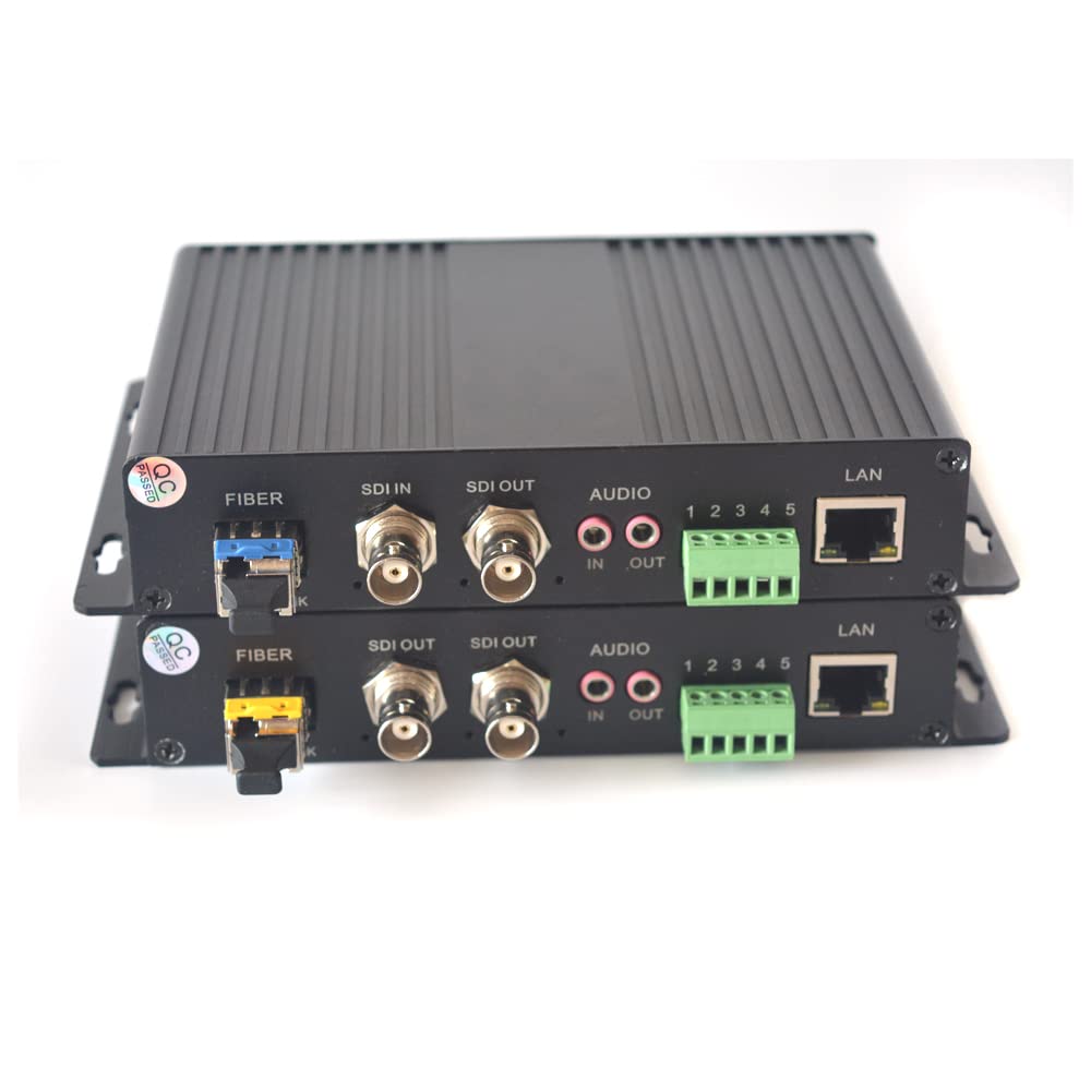 【新品未使用】SDI光コンバーター 業務用 3G エクステンダー 送受信機セット Amazon.com: 3G-SDI Extender Over Fiber Optic, SDI Video/Ethernet