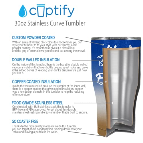 Cuptify Life Is Better At The Beach Glitter Ombre 30 Oz Stainless Steel Tumbler #TOP3