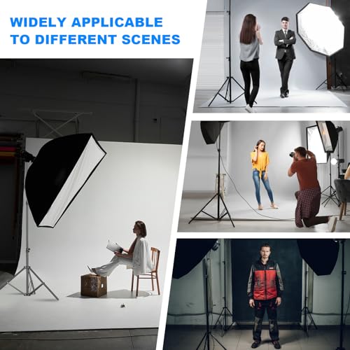 soonpho tripode 2m, trípode de Foco led, trípode para luz con Adaptador para Estudio, Soporte para softbox tripode Flash - imagen 5