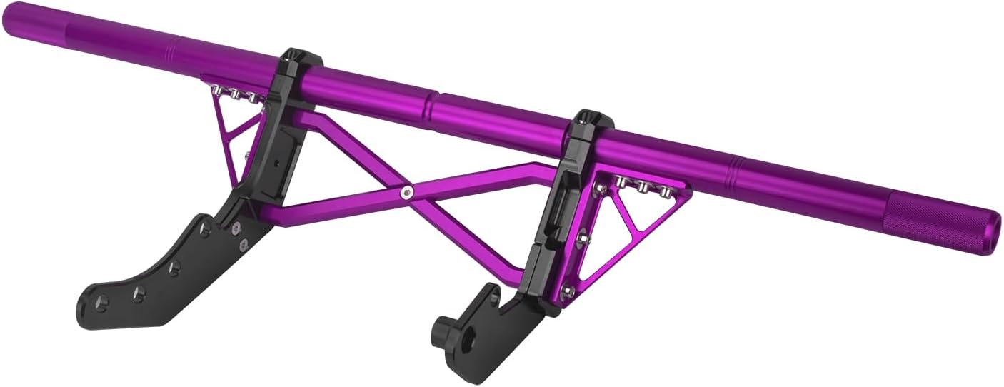 HDBUBALUS Motorcycle Front Engine Guard Crash Bar Protecter Fit for Harley Softail Street Bob Lower Rider ST 2018-2025 (Purple)