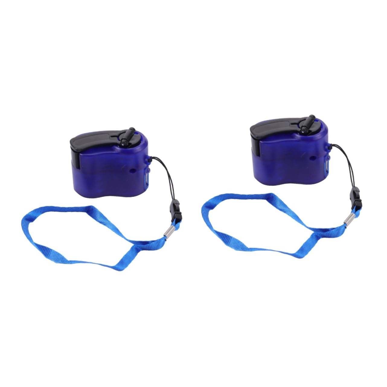 Yardwe 2 Pcs Hand Crank Generator Powerbank Fast Charging for Outdoor Sports Portable Phone Charger Led Light