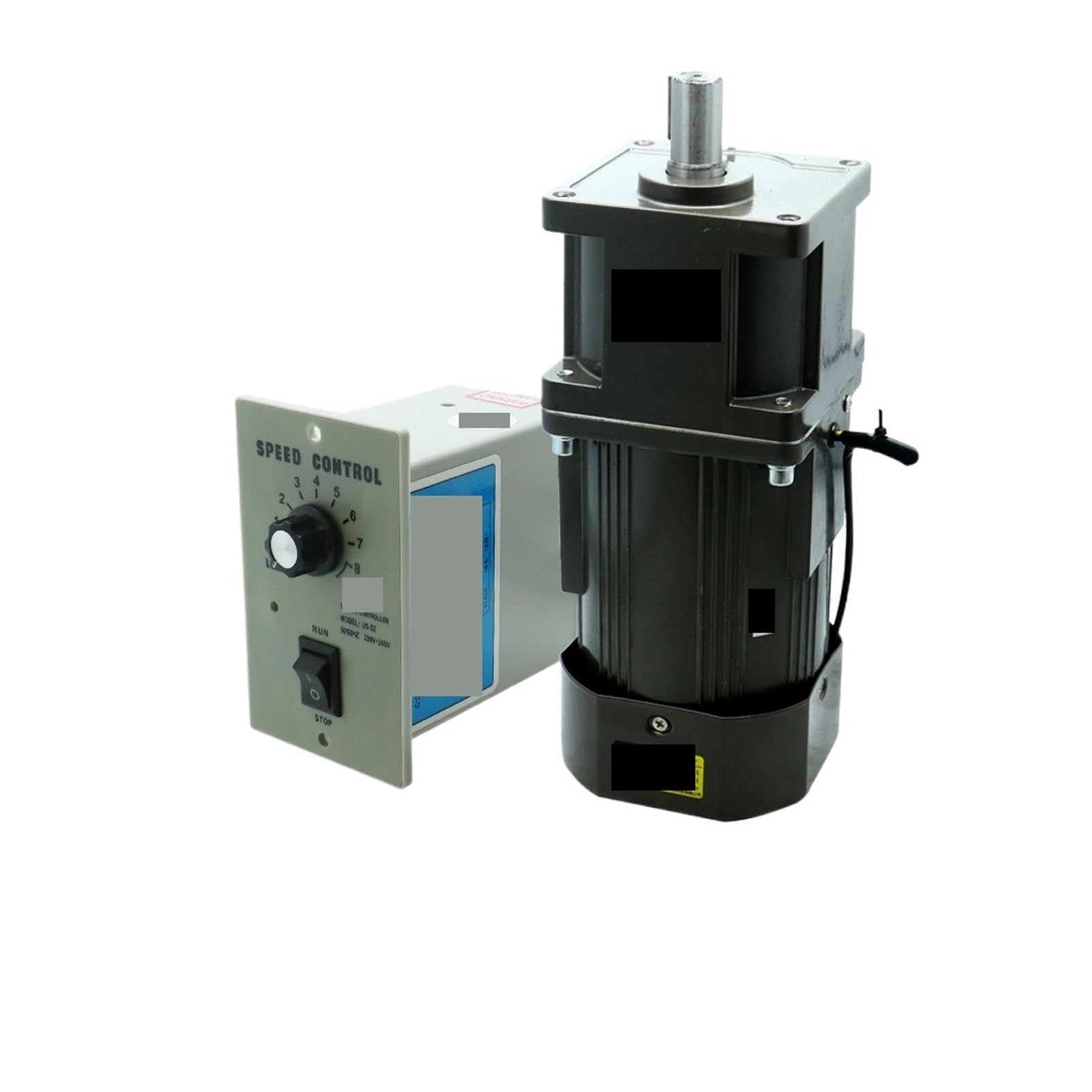 Muytqaerg 110V Motor 400W Ac 220V Single Phase Asynchronous Gear 22Mm Shaft+ Speed Controller 5Rpm-1350Rpm 50/60Hz Dc(90-1350 Rpm)